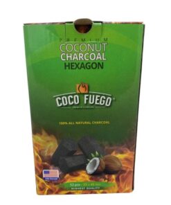 Coco Fuego Coconut Charcoal - Hexagon