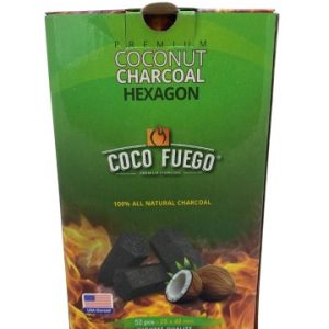 Coco Fuego Coconut Charcoal - Hexagon
