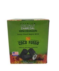 Coco Fuego Coconut Charcoal - Mini Hexagon