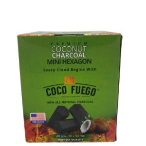 Coco Fuego Coconut Charcoal - Mini Hexagon