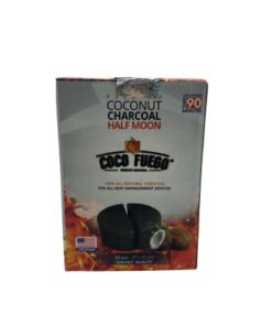 Coco Fuego Coconut Charcoal - Half Moon