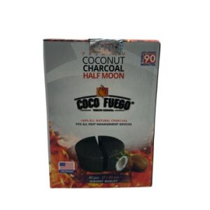 Coco Fuego Coconut Charcoal - Half Moon